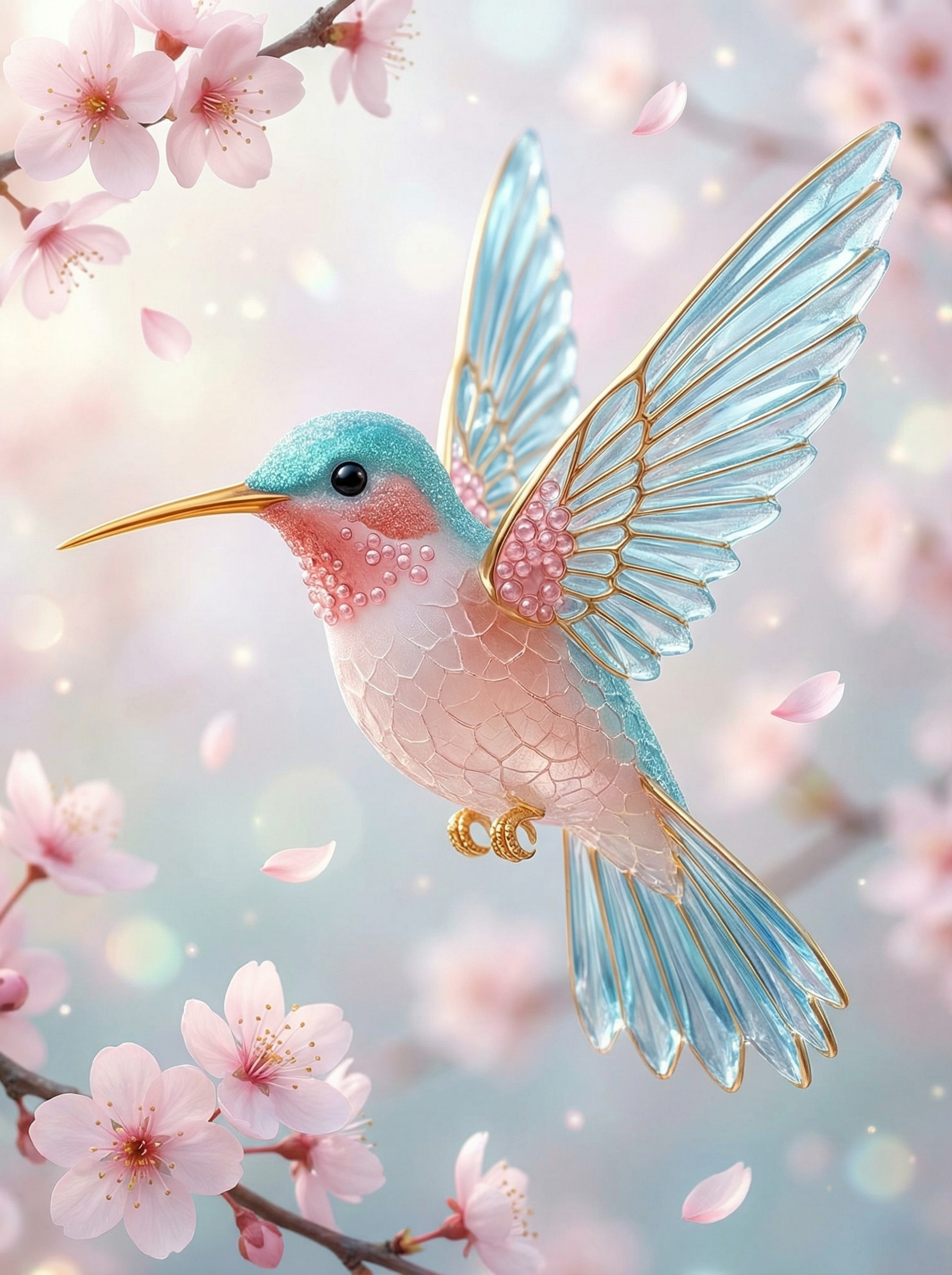 Kindredley Crystal Hummingbird